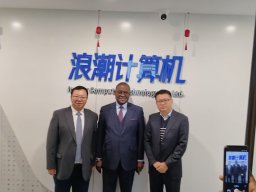 Visite de travail avec des partenaires leaders mondiaux dans le domaine de l'Intelligence Artificielle (IA)